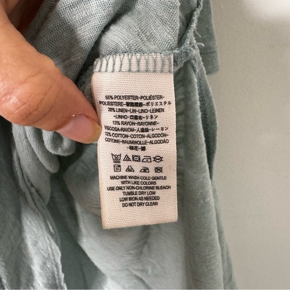 Free people Oversized linen/cotton Tunic top - Picture 4 of 8